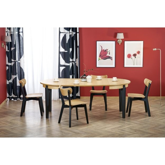 SORBUS table natural oak / cashmere