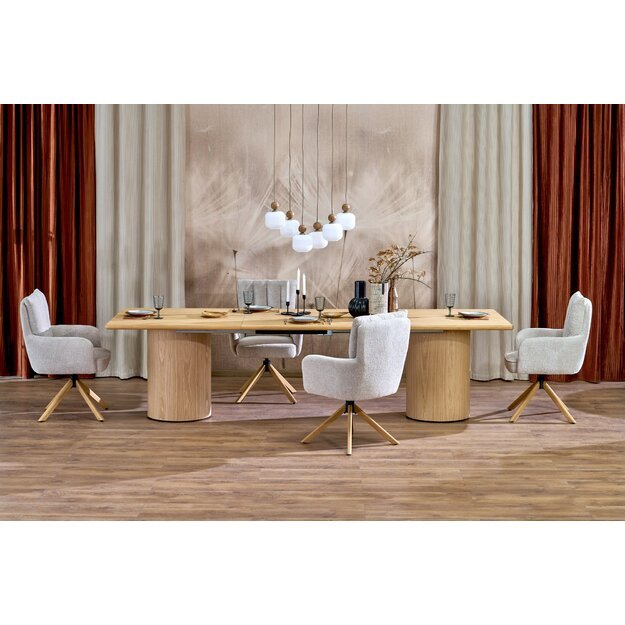 EVEREST extension table matt natural oak