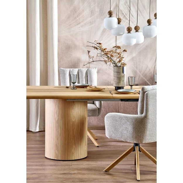 EVEREST extension table matt natural oak