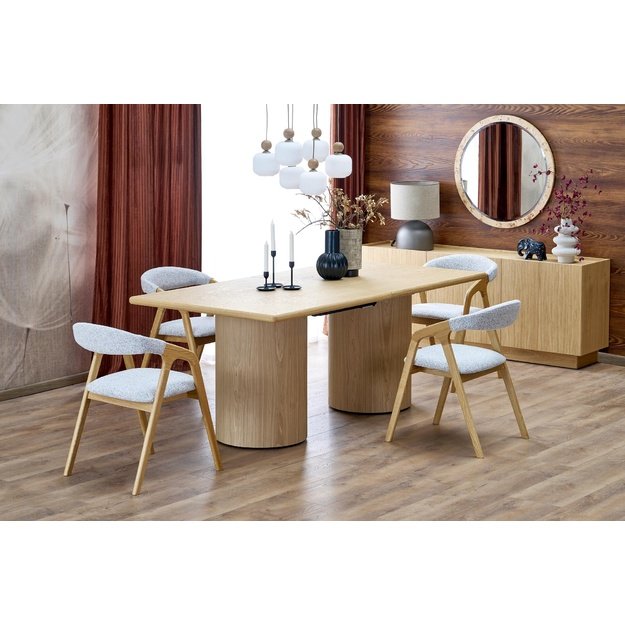 EVEREST extension table matt natural oak