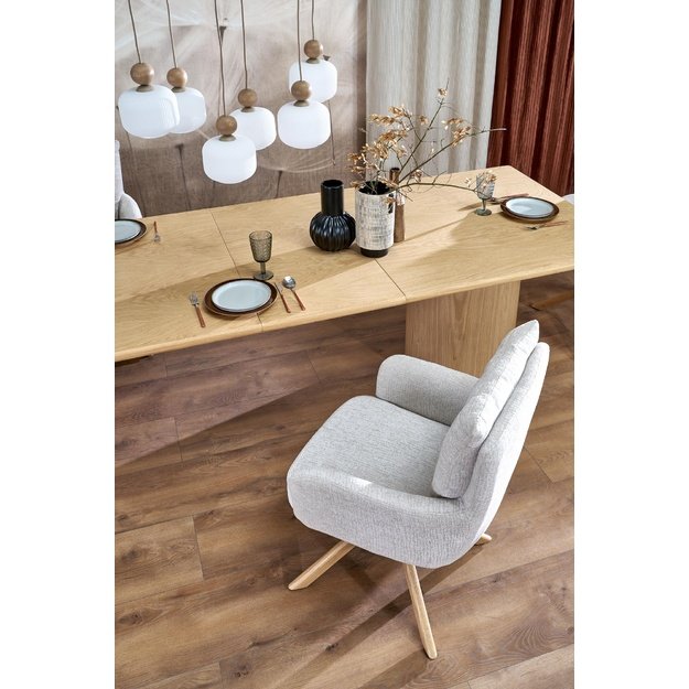 EVEREST extension table matt natural oak