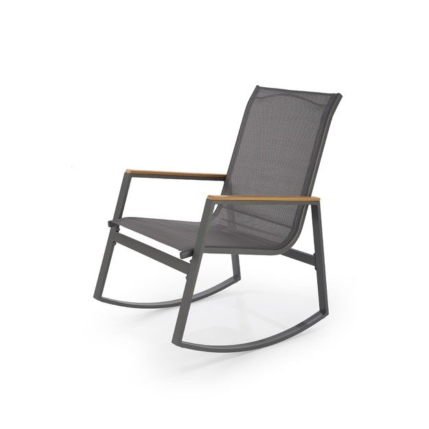 ZLATAN garden chair, color: d.grey / l.grey