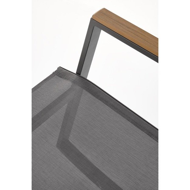 ZLATAN garden chair, color: d.grey / l.grey 5