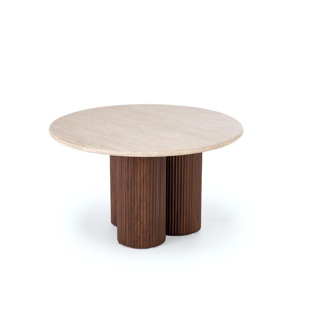 DOROTEA  c.table travertine / walnut 12