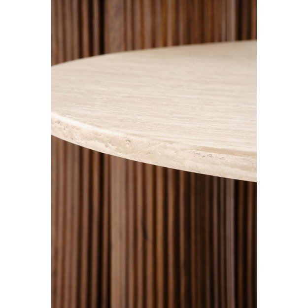 DOROTEA  c.table travertine / walnut 2