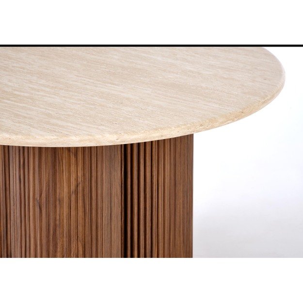 DOROTEA  c.table travertine / walnut 9