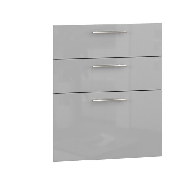 VENTO D3S_H-60/82 fronts, color: light grey high gloss