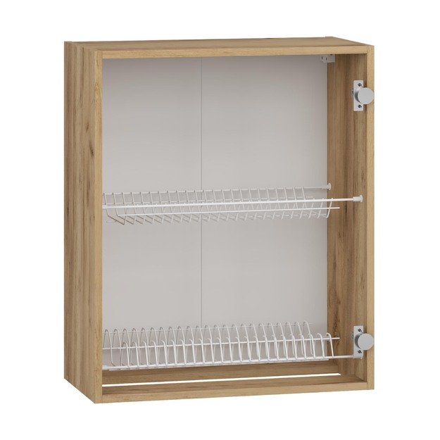 VENTO GC-60/82 carcass, upper cabinet with drainer craft oak