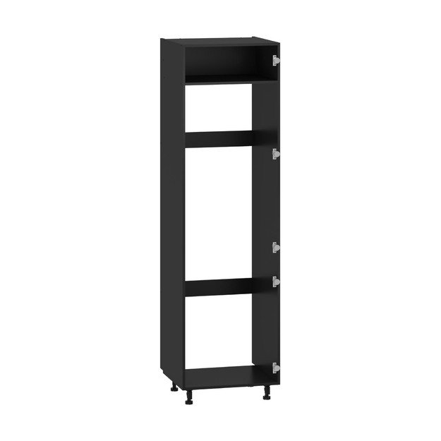 VENTO DL-60/214 carcass, high lower cabinet for a built-in refrigerator black