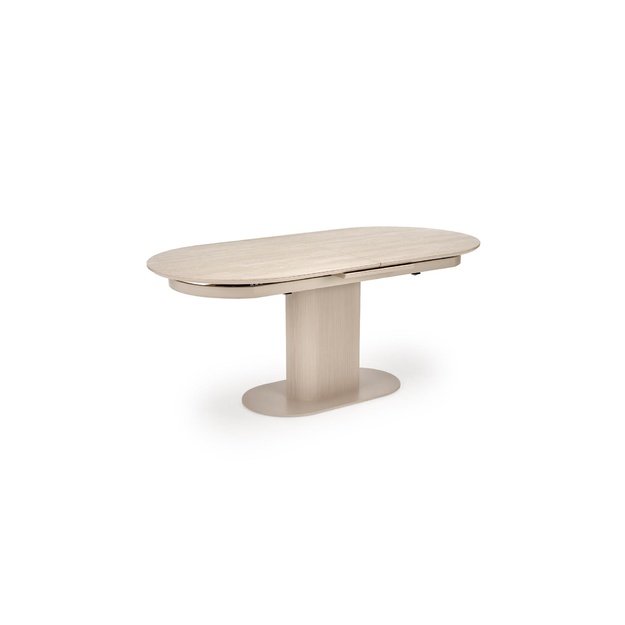 FALONE extension table, color: travertine / cashmere