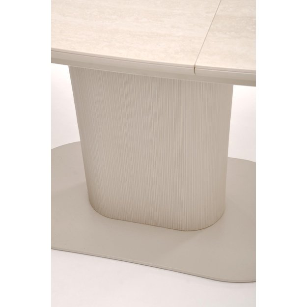 FALONE extension table, color: travertine / cashmere