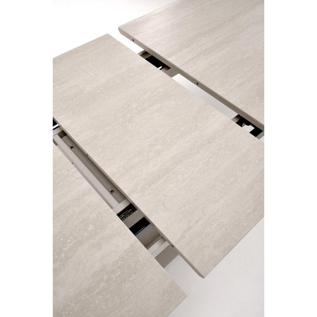 FALONE extension table, color: travertine / cashmere