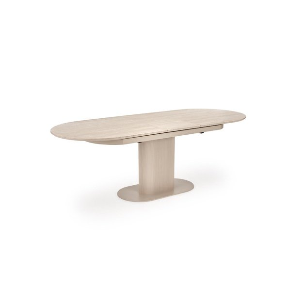 FALONE extension table, color: travertine / cashmere