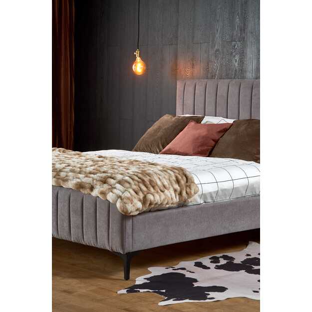 FRANCESCA 160, bed, light gray 8