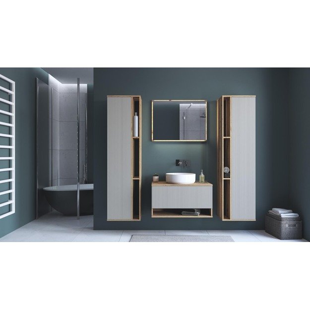 wall cabinet, AVIOLA SLD, artisan oak / cashmere matt 2