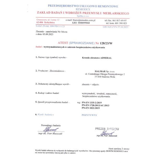 ADMIRAL office chair 20