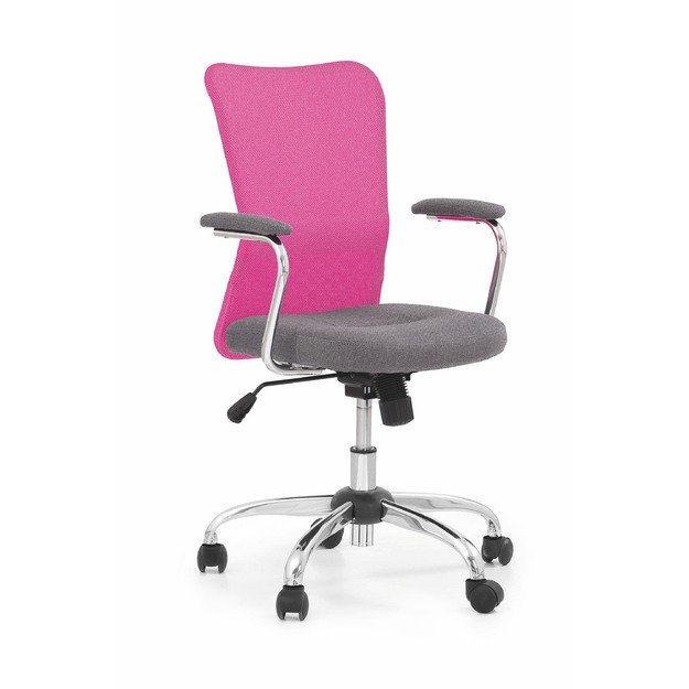ANDY chair color: grey/pink