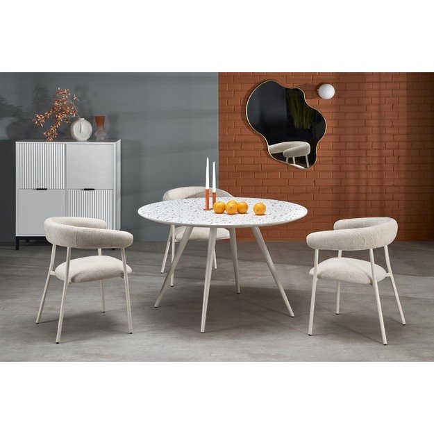 ARAMIS  table, lastrico / black 6