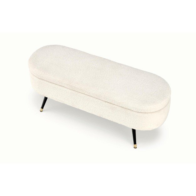 AVEIRO bench with storage funstion, creamy 1