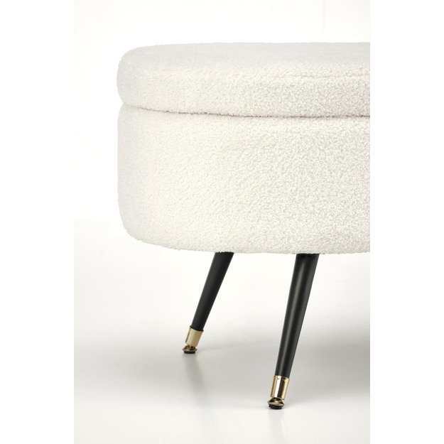 AVEIRO bench with storage funstion, creamy