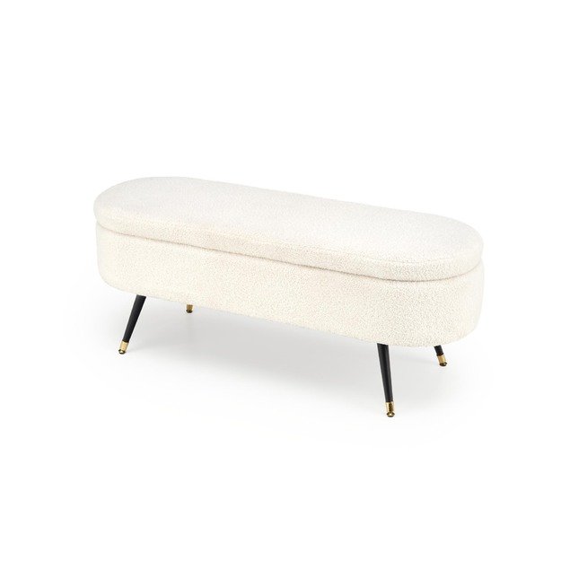 AVEIRO bench with storage funstion, creamy