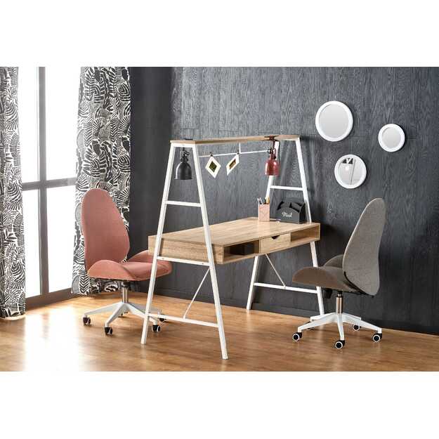 B48 desk sonoma oak / white