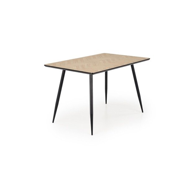 BERTO table natural / black 10