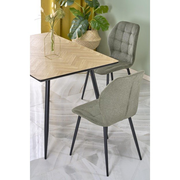 BERTO table natural / black 5