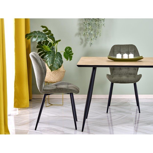 BERTO table natural / black 7