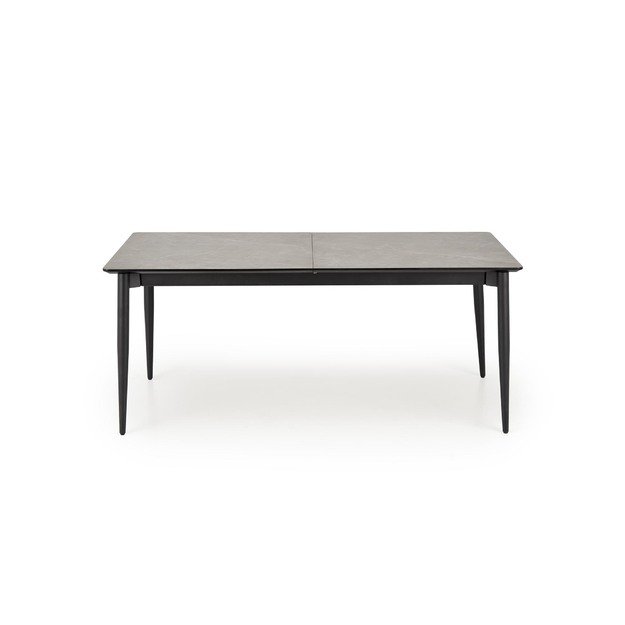 CHARLES table grey marble / black 8