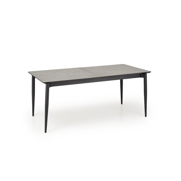 CHARLES table grey marble / black 9