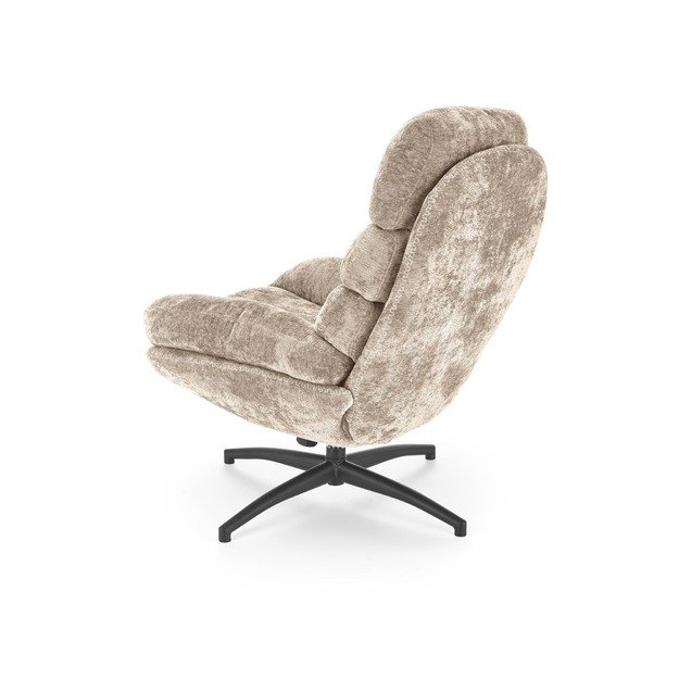 DARIO leisure chair, with stool, beige 16