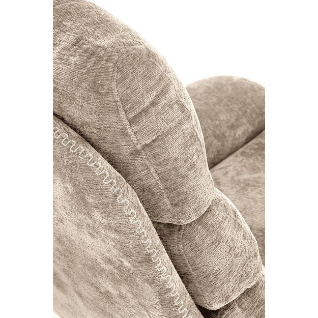 DARIO leisure chair, with stool, beige 11