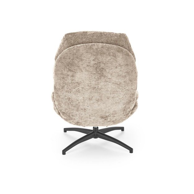 DARIO leisure chair, with stool, beige 19