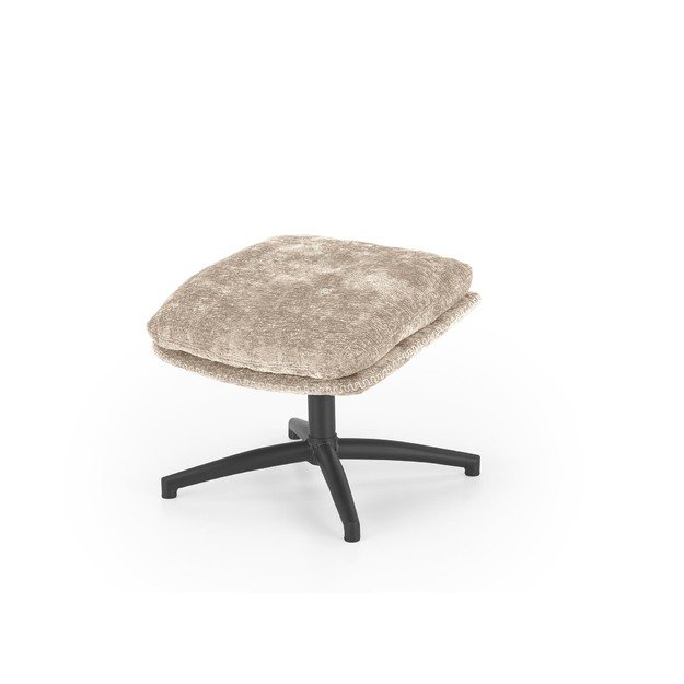 DARIO leisure chair, with stool, beige 4