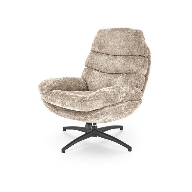 DARIO leisure chair, with stool, beige 15