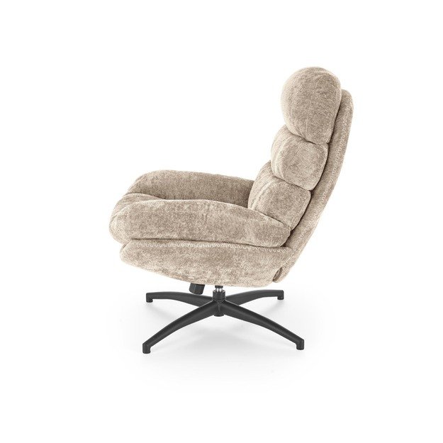 DARIO leisure chair, with stool, beige 14