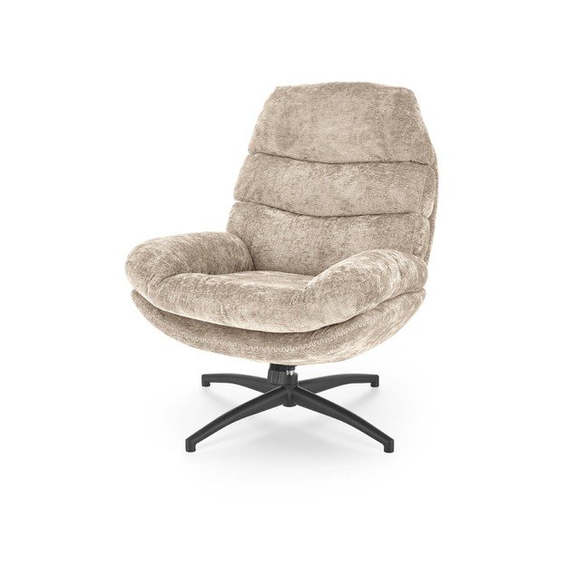 DARIO leisure chair, with stool, beige 18