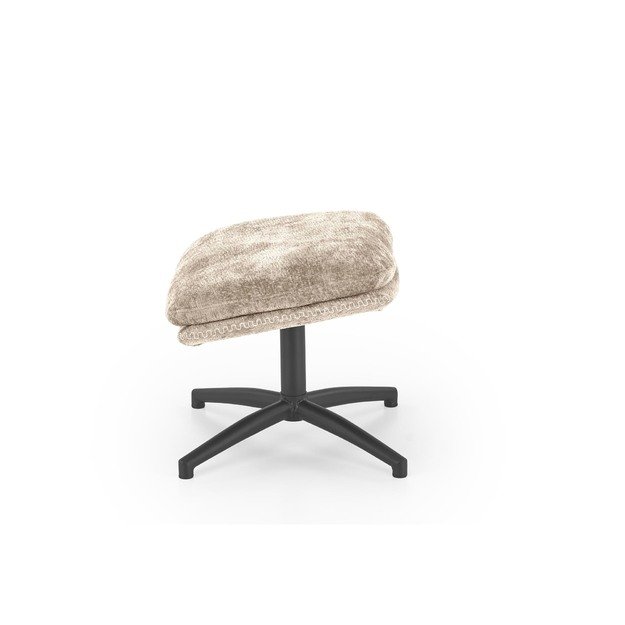 DARIO leisure chair, with stool, beige 2
