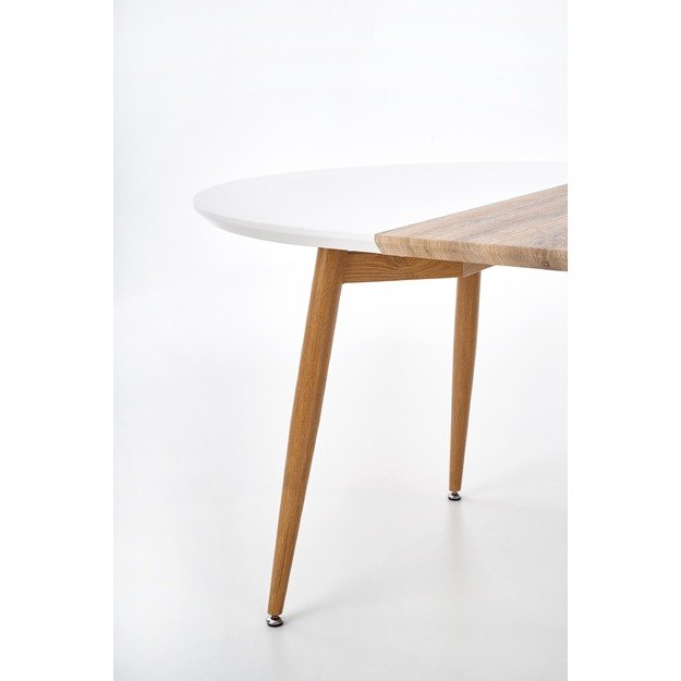 EDWARD extension table, color: honey oak, 4