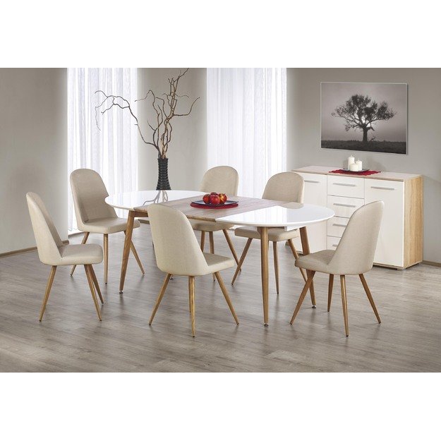 EDWARD extension table, color: honey oak,