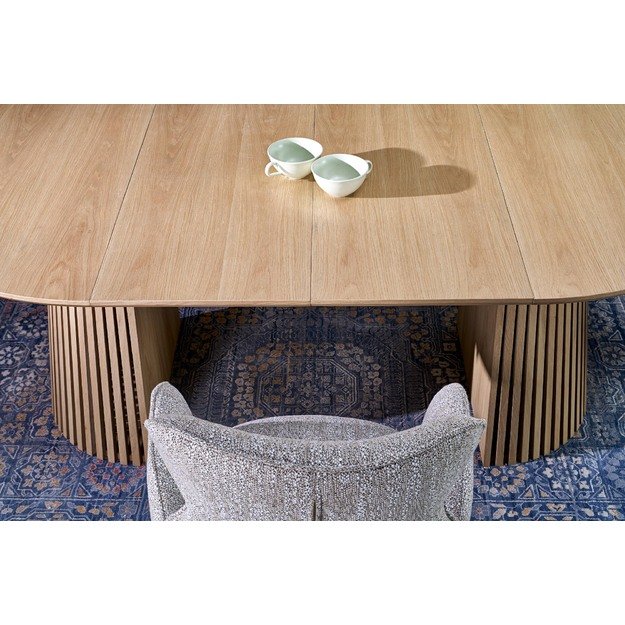 FARGO extension table, top - natural, legs - natural 2