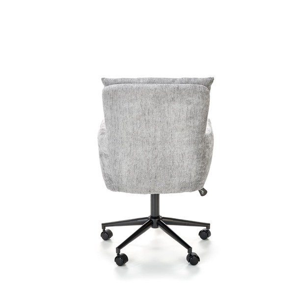 FLORES swivel armchair, light grey 1