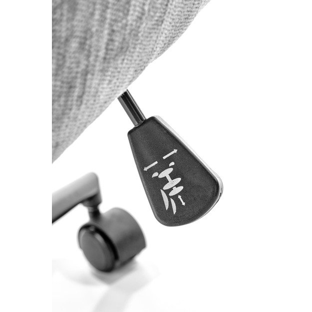 FLORES swivel armchair, light grey 16