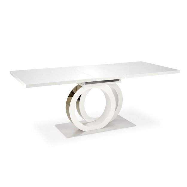 GALARDO extension table, white / gold 27