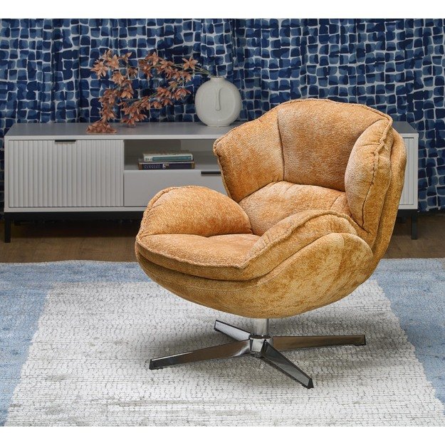 GUIDO leisure chair, mustard 3