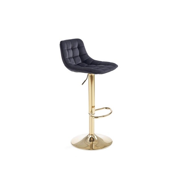 H120 bar stool, gold / black 16