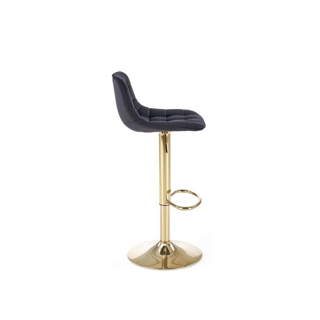 H120 bar stool, gold / black 15