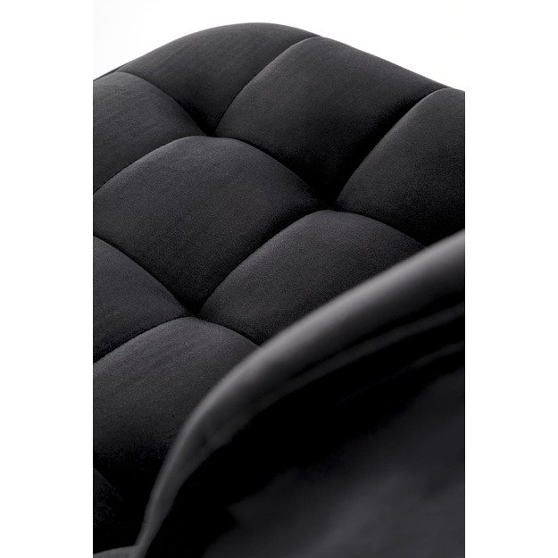 H120 bar stool, gold / black 18