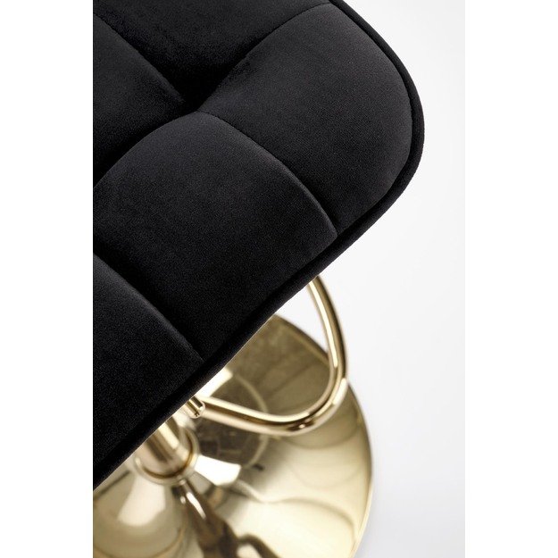 H120 bar stool, gold / black 19